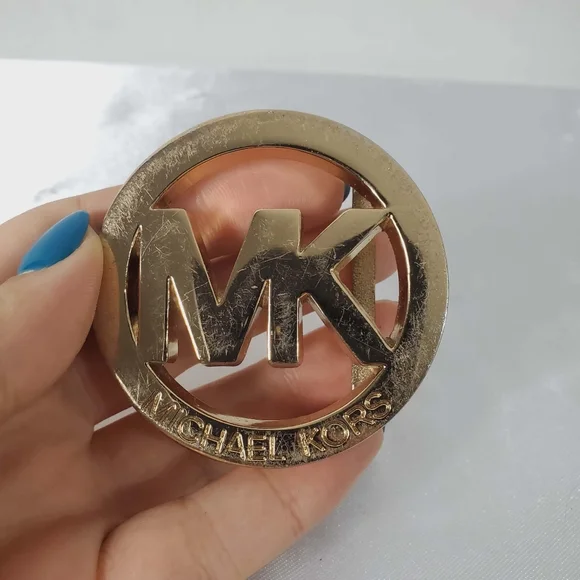 Vintage Michael Kors Brass Belt Buckle - Picture 3 of 4